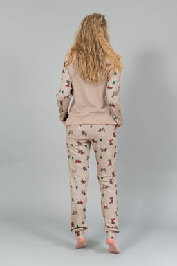 Женская пижама с брюками и кофтой 144