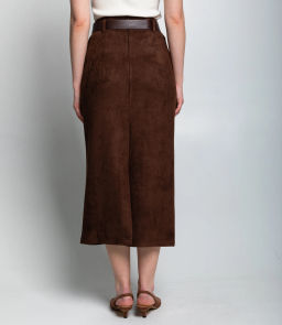 Юбка #КТ335 (1), шоколадный - Dommod фото 4