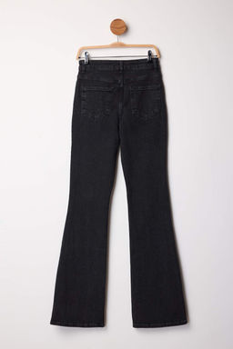TRENDYOLMILLA Ac?k Mavi Normal Bel Flare Jeans TWOAW25JE00096  фото 8