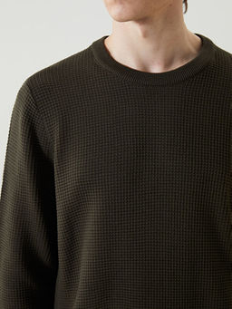 Bisiklet Yaka Erkek Triko Kazak