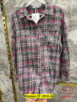 Рубашка женская в клетку