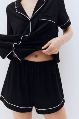 Camisa y pantalon corto de pijama - H&m фото 4