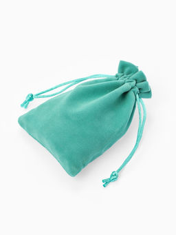 Набор мешочков бархатных 50 шт. «Классика», 9×12 см, бирюзовый