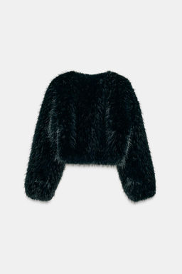 SHORT FAUX FUR COAT ZW COLLECTION