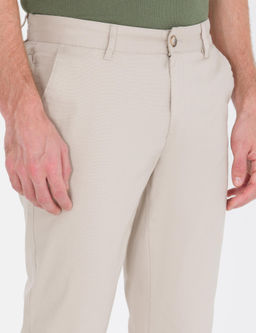 Bej Slim Fit Kanvas Pantolon - Pierre cardin фото 6