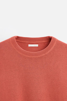 RELAXED FIT COTTON BLEND SWEATER - Zara фото 32
