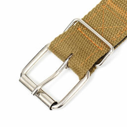 Ошейник брезентовый с подкладом, 72 х 3,5 см, песочный - Пижон фото 5