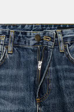 ZW COLLECTION MID-WAIST STRAIGHT-LEG JEANS - Zara фото 6