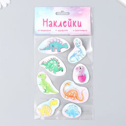 Наклейка картон 2 слоя Эра динозавров 17х12 см - Simaland фото 4