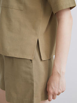 Keten Kar???ml? Kad?n G?mlek