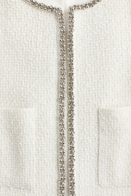 Chaqueta de boucle con strass - H&m фото 6