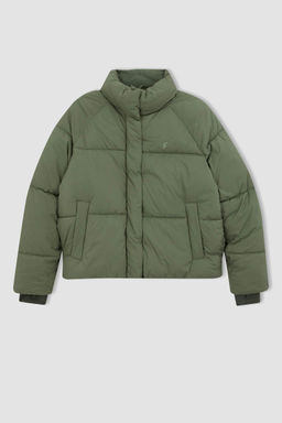 Водонепроницаемая куртка-пуховик с воротником-стойкой DeFactoFit  фото 10