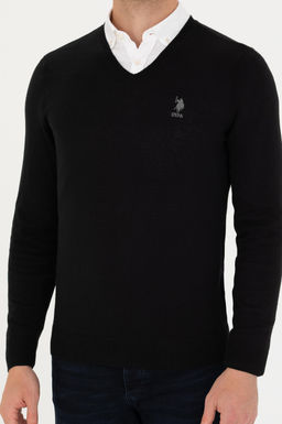 Мужской черный базовый свитер Неожиданная скидка в корзине - U.s. polo assn фото 13