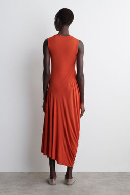 VESTIDO MIDI DRAPEADO ASIM?TRICO - H&m фото 3