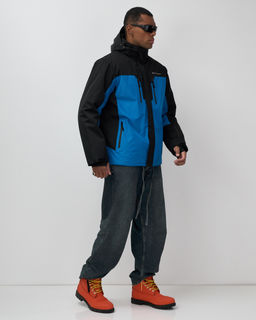 Горнолыжная куртка мужская зимняя голубого цвета 7612Gl - Mtforce фото 3