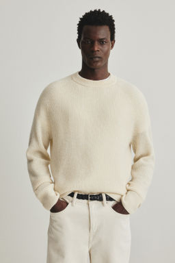 Jersey en punto acanalado de lana Regular Fit - H&m фото 6