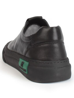 03-0121-1 BLACK Кроссовки мужские (натуральная кожа) - Фабричный китай фото 4