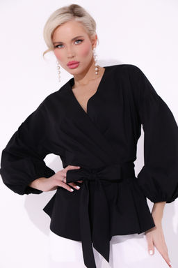 Блузка Летиция (черный) - Эльза фото 3