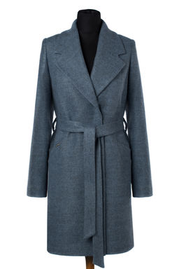 Пальто женское демисезонное(пояс) - El podio фото 8