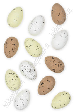 Пасхальный декор "Яйца" 3*4,5 см (12 шт) SF-7861, №11