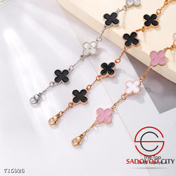 Браслет с клевером бижутерия