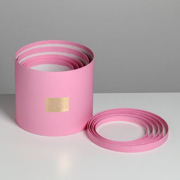 Набор коробок для цветов 5 в 1, упаковка подарочная, Нежность, 14?14?13 см - 22?22?19.5 см