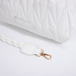 Сумка кросс-боди на молнии, цвет белый - Simaland фото 9