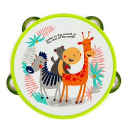 Игрушка музыкальная Бубен. Зверята, 8 металлических бубенцов, МИКС - Simaland фото 5