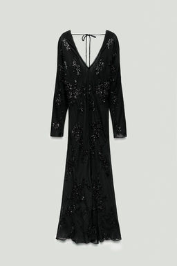 EMBROIDERED SEQUINNED DRESS ZW COLLECTION - Zara фото 7