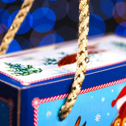 Подарочная новогодняя коробка «Квартет», упаковка, 16.5×7.9×20.8 см