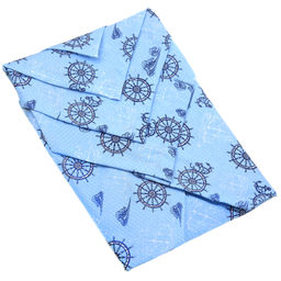 Морское путешествие Салфетки сервировочные, комплект 4шт, 45х45см, плотность 186г/м2, премиум хлопок 100%, Домашняя мода (Россия)  фото 3