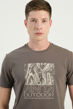 Футболка Серый CAMPING SS Tee - Anta фото 2