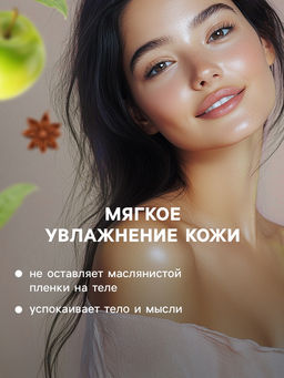 Бомбочка для ванны с шиммером Добропаровъ, яблоко с корицей, 110 гр, космическая  фото 5