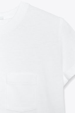 WASHED T-SHIRT WITH POCKET - Zara фото 34
