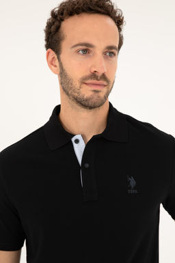 U. S. Polo Assn / Мужская черная базовая футболка - U.s. polo assn фото 2