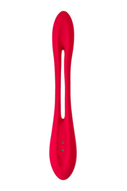 Многофункциональный вибратор для пар Satisfyer Elastic Joy, красный  фото 3