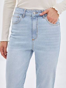 Mom Fit Kad?n Jean Pantolon