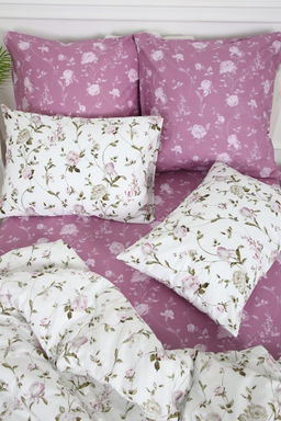 Пододеяльник поплин Пиония