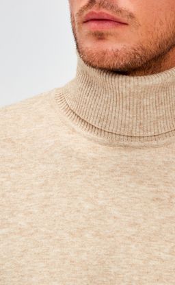 Водолазка F221-15128 beige melange - Fine joyce фото 6