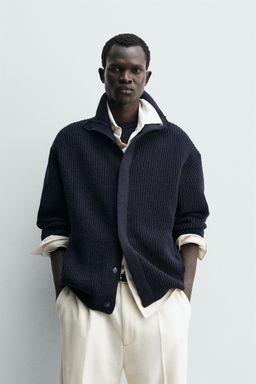 PURL KNIT CARDIGAN - Zara фото 9