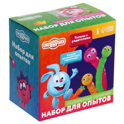 Набор для опытов Полимерные червячки, Смешарики