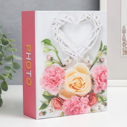 Фотоальбом на 100 фото 10?15 см Нежные цветы, 27.3?16.5 см, МИКС