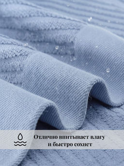 Набор махровых полотенец  Rauma 480 гр 100% хлопок Tilkku Takki, TT-06/4-Ra-крем/св.гол - TILKKU-TAKKI фото 6