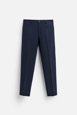 TEXTURED SUIT TROUSERS - Zara фото 5