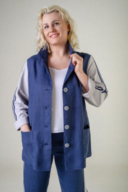 Жакет 100% лен