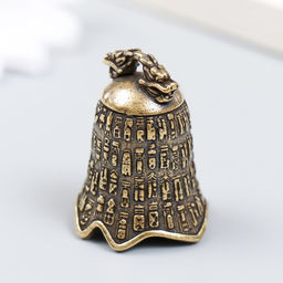 Цена за 2 шт. Колокольчик латунь Дзен 2,5х2,5х3,5 см - Simaland фото 3