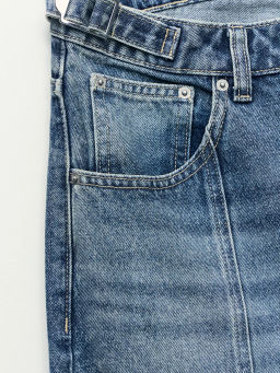 Джинсы barrel с высокой посадкой / Zarina