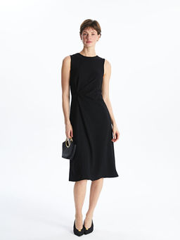 Bisiklet Yaka Elbise