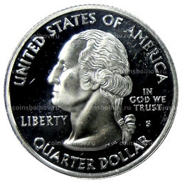 1/4 доллара (25 центов) 2000 года S США Штаты и территории  Массачусетс