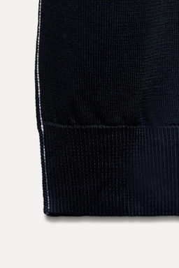 PLAIN KNIT TOP WITH CONTRAST TRIMS - Zara фото 8